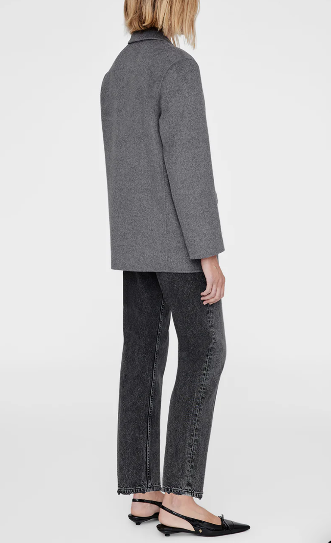 Quinn Blazer in Heather Grey-Jackets-Anine Bing-Heather Grey-XS-Mercantile Portland