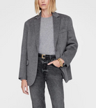 Quinn Blazer in Heather Grey-Jackets-Anine Bing-Heather Grey-XS-Mercantile Portland