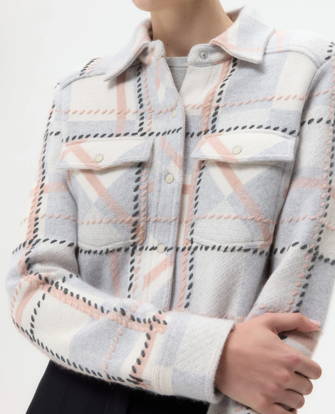 Rancher's Cardigan-Clothing-TWP-Ivory Grey Multi-S-Mercantile Portland
