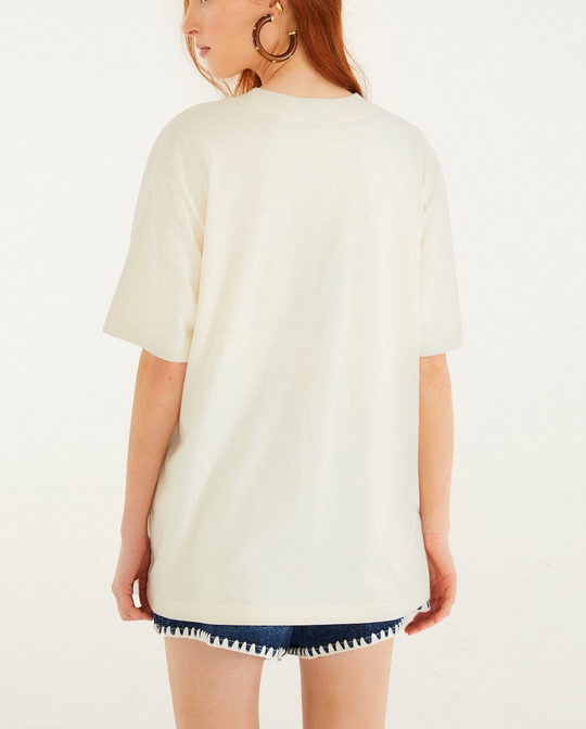 Relaxed Brasil T-Shirt-T-Shirts-Farm Rio-Off White-XS-Mercantile Portland