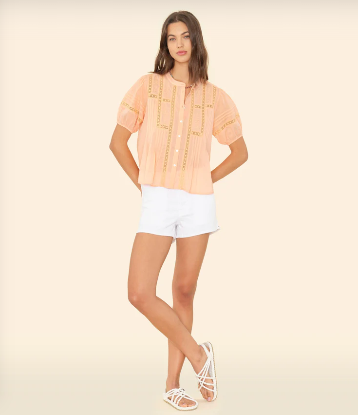 Renner Short-Denim-Xirena-White-XS-Mercantile Portland