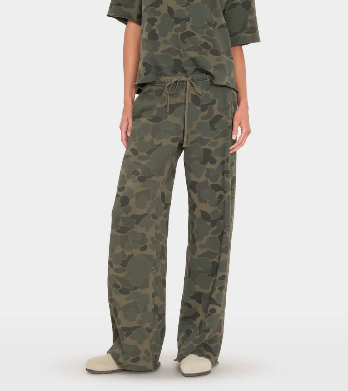 Renzo Sweatpant in Camo Sage-Pants-Xirena-Camo Sage-XS-Mercantile Portland