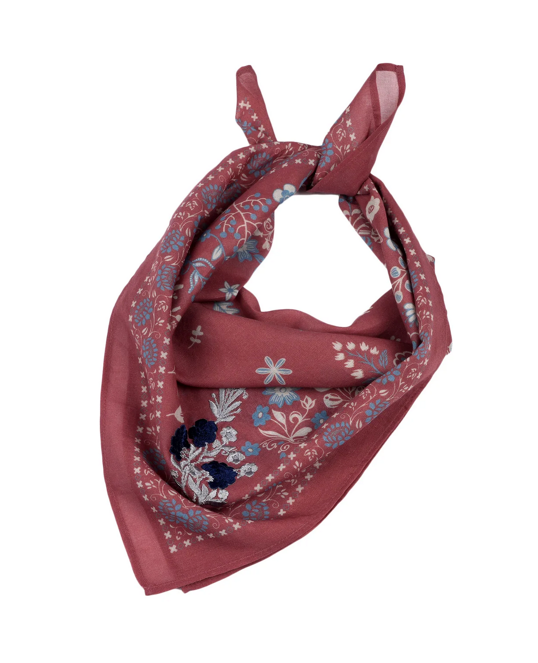 Rodeo Lassie Bandana-Scarves and Wraps-Mercantile Portland-Olive Blossoms-OS-Mercantile Portland