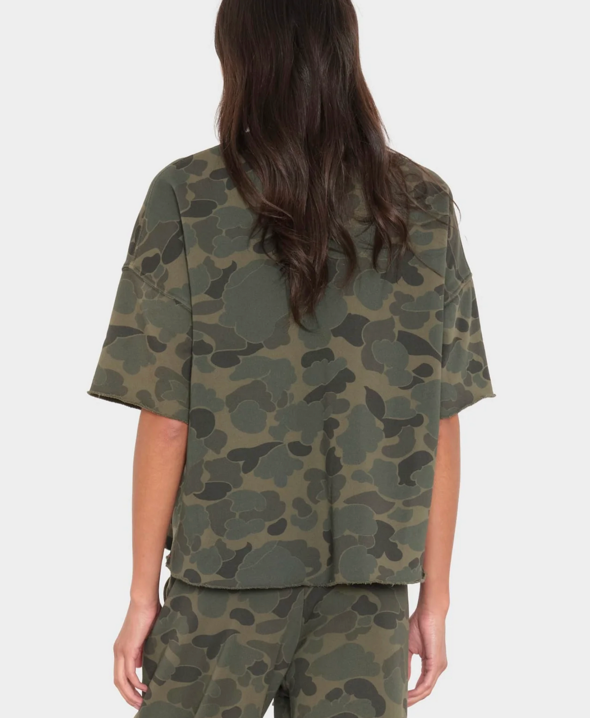 Romeo Sweatshirt in Camo Sage-Tops-Xirena-Camo Sage-XS-Mercantile Portland