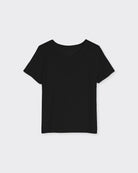 Round Neck Short Sleeve T-shirt-Shirts-Majestic Filatures-Black-1-Mercantile Portland