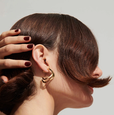 Sandro Earrings-Jewelry-Demarson-Gold-OS-Mercantile Portland