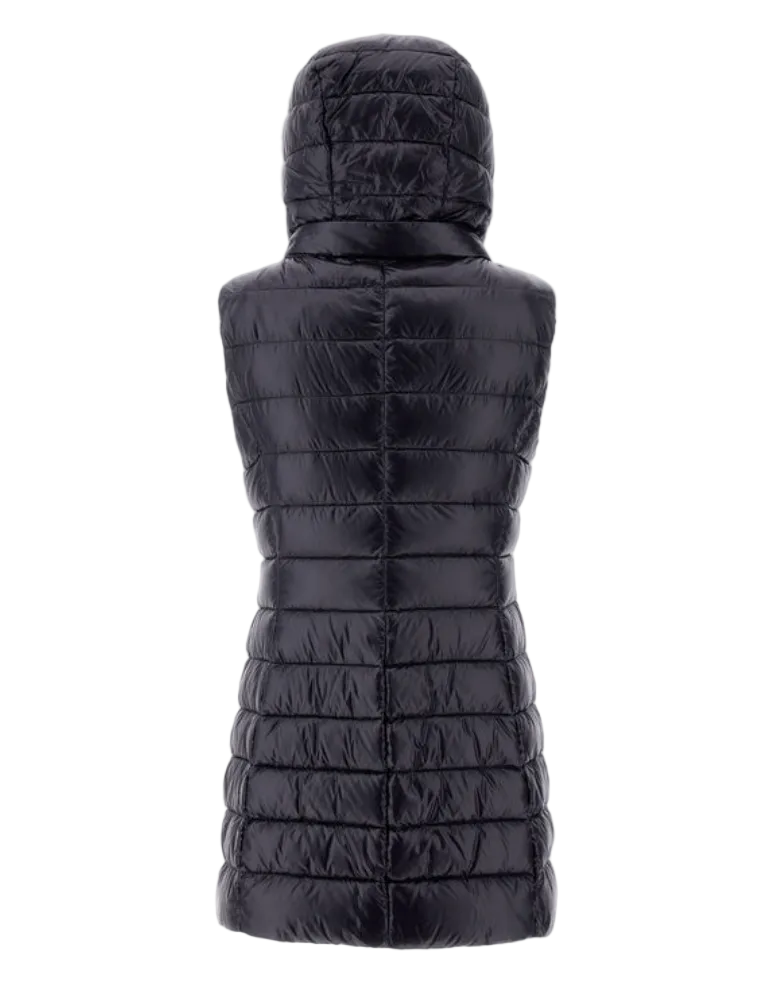 Serena Hooded Vest-Outerwear-Herno-Black-40-Mercantile Portland