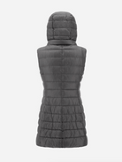 Serena Hooded Vest-Outerwear-Herno-Grey-40-Mercantile Portland