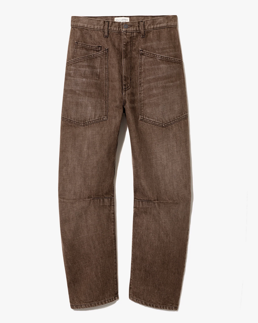 Shon Jean in Vintage Brown Wash-Denim-Nili Lotan-Vintage Brown Wash-23-Mercantile Portland