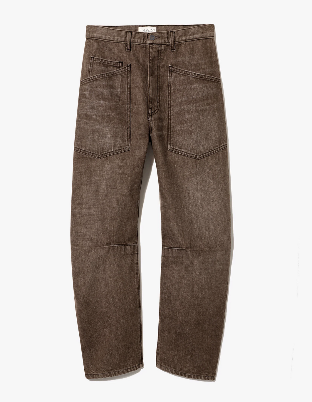 Shon Jean in Vintage Brown Wash-Denim-Nili Lotan-Vintage Brown Wash-23-Mercantile Portland