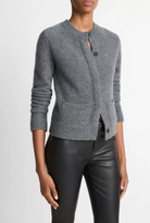 Shrunken Cardigan-Clothing-Vince-Heather Graphite-XXS-Mercantile Portland