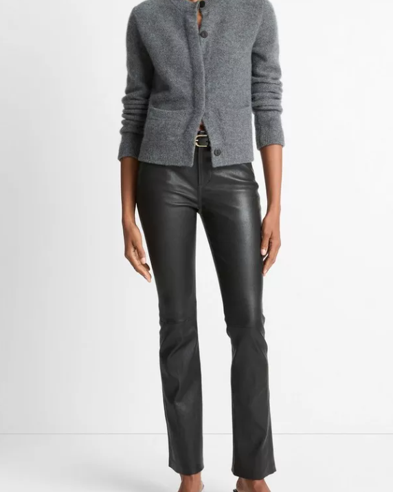 Shrunken Cardigan-Clothing-Vince-Heather Graphite-XXS-Mercantile Portland