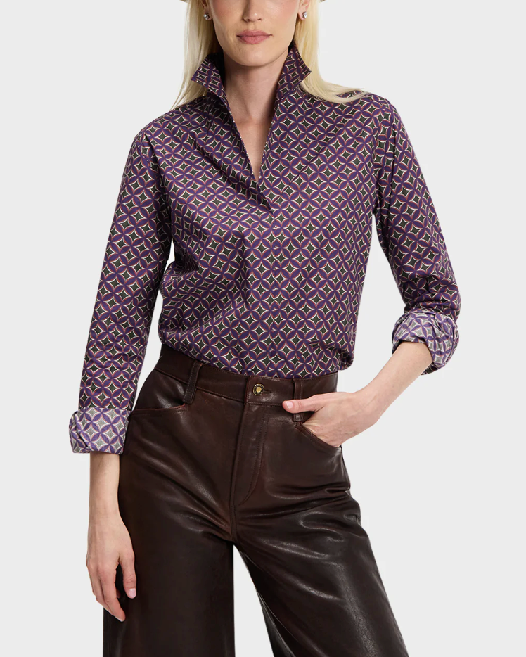 Signature: Four Seasons in Purple-Shirts-Sarah Alexandra-Purple-4-Mercantile Portland