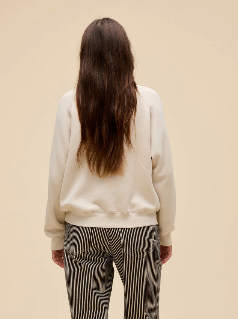 Ski Day Raglan Sweatshirt-Tops, Shirts-Daydreamer-Dirty White-XS-Mercantile Portland