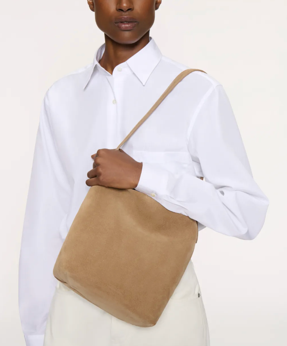 Small Everyday Cabas in Anise Suede-Handbags-Mansur Gavriel-Anise Suede-OS-Mercantile Portland