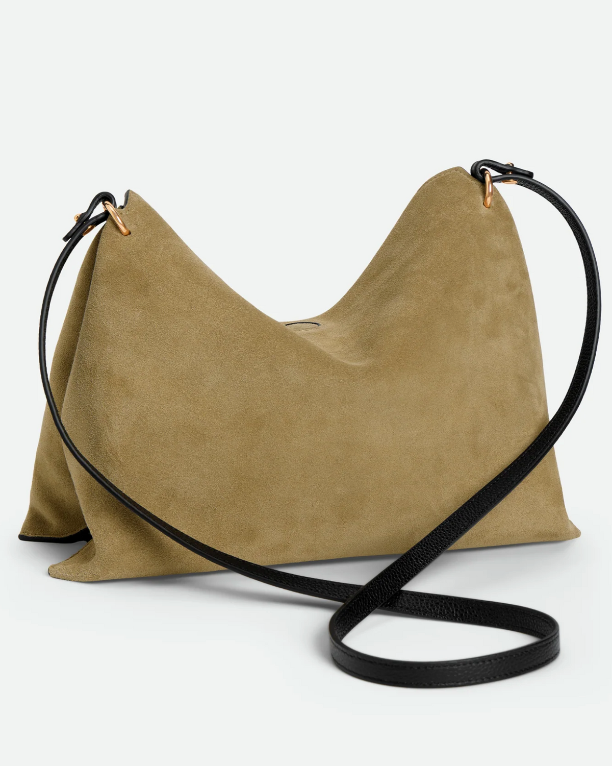 Small Penelope Tote in Khaki Suede-Handbags-Wandler-Khaki Suede-OS-Mercantile Portland