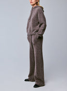Soft Alpaca Hoodie-Sweaters-Majestic Filatures-BISON-1-Mercantile Portland
