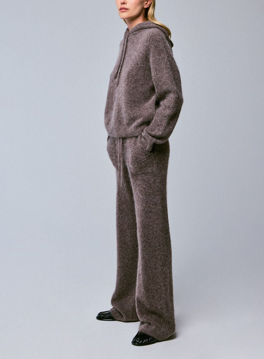 Soft Alpaca Hoodie-Sweaters-Majestic Filatures-BISON-1-Mercantile Portland
