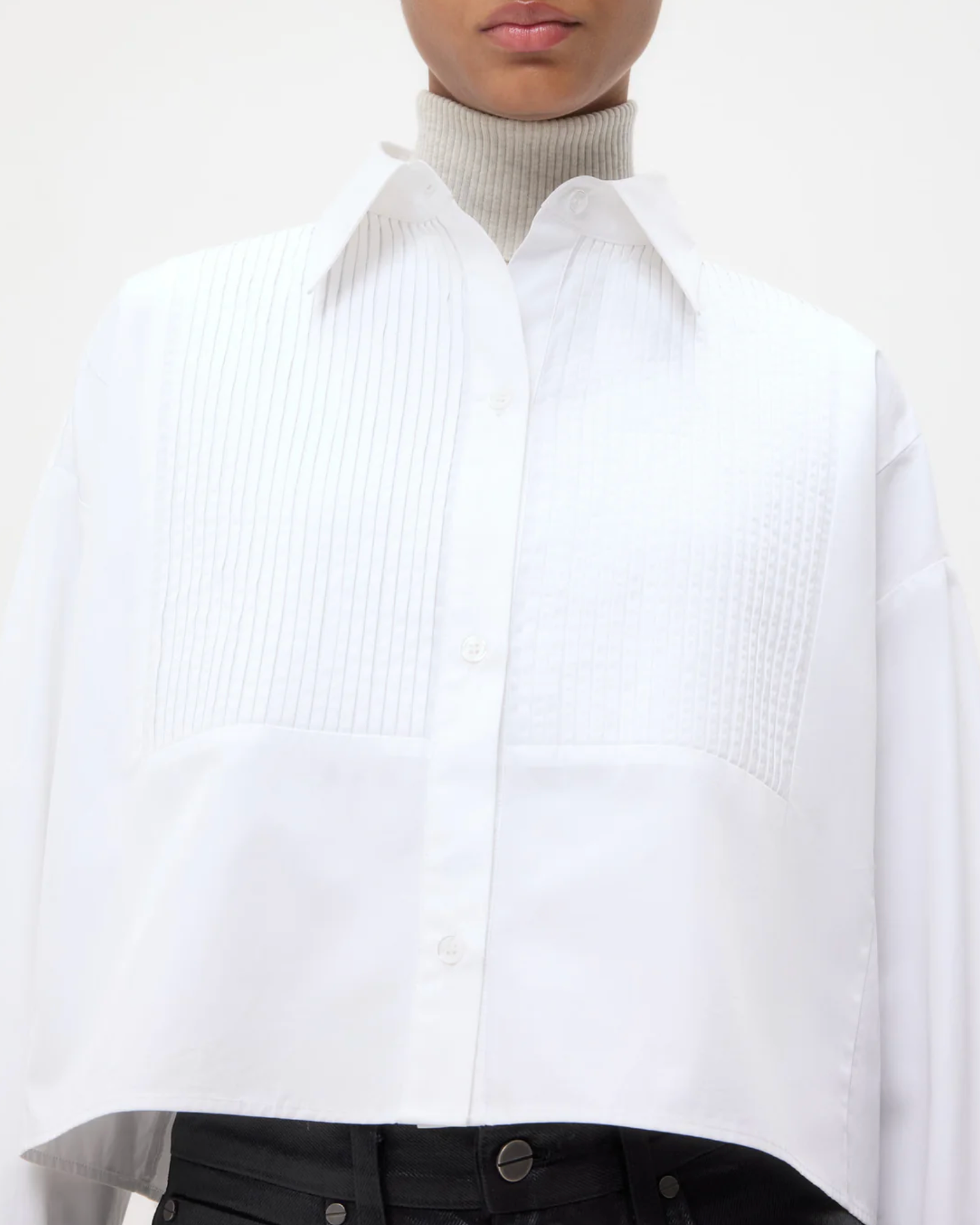 Soon to Be Ex with Bib-Shirts-TWP-White-P-Mercantile Portland