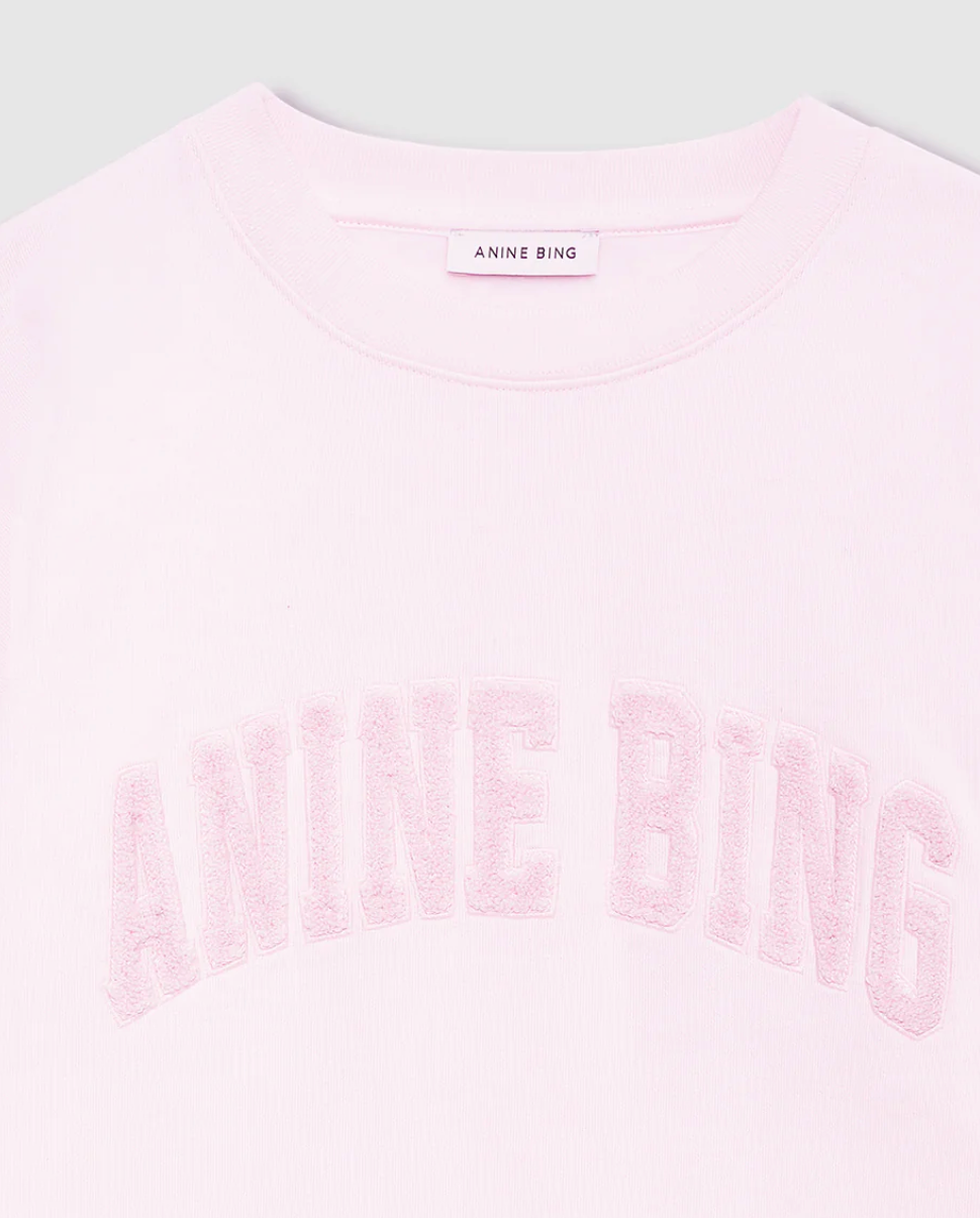 Spencer Sweatshirt-Clothing-Anine Bing-Powder Pink-XS-Mercantile Portland