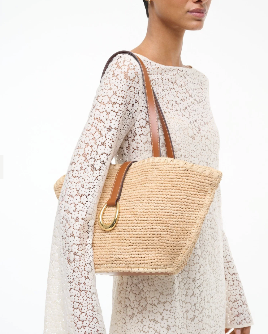 STAUD VISTA RAFFIA TOTE-Handbags-STAUD-NTTN-OS-Mercantile Portland