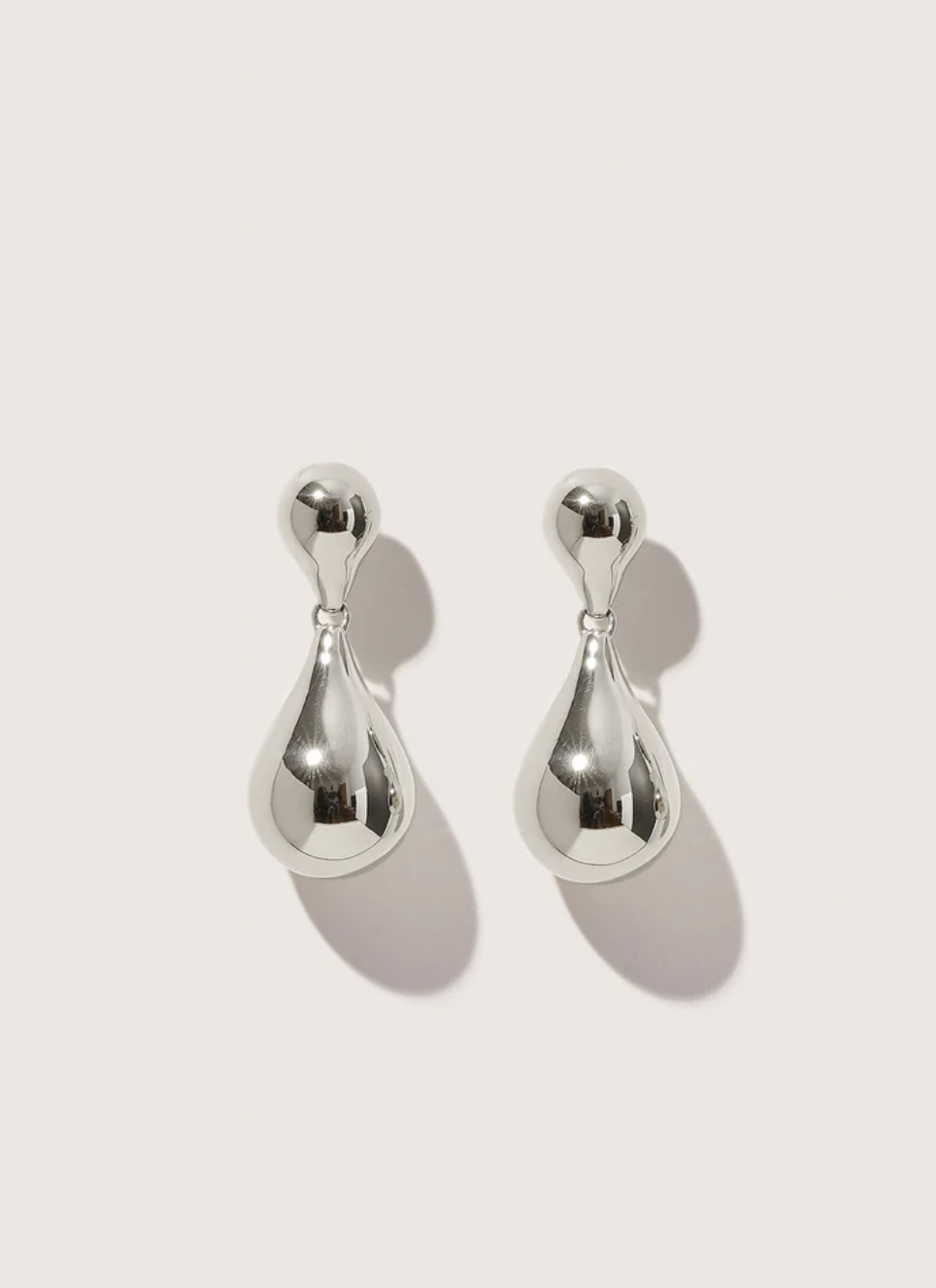 Stilla Duo Earrings in Sterling Silver-Jewelry-Otiumberg-Silver-OS-Mercantile Portland