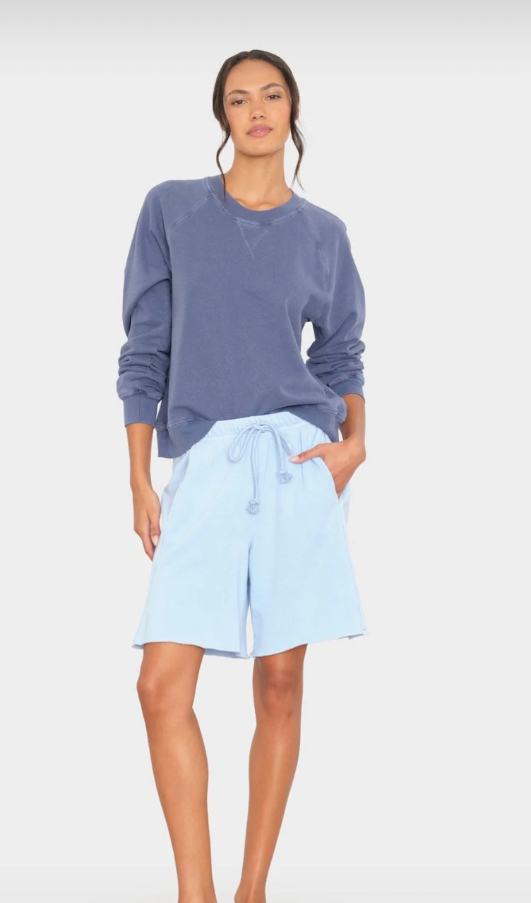 Terry Sweatshort-Clothing-Xirena-Seasalt Blue-XS-Mercantile Portland