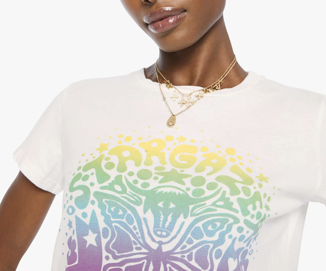 The Boxy Goodie Goodie in Stargazer-T-Shirts-Mother-Stargazer-XS-Mercantile Portland