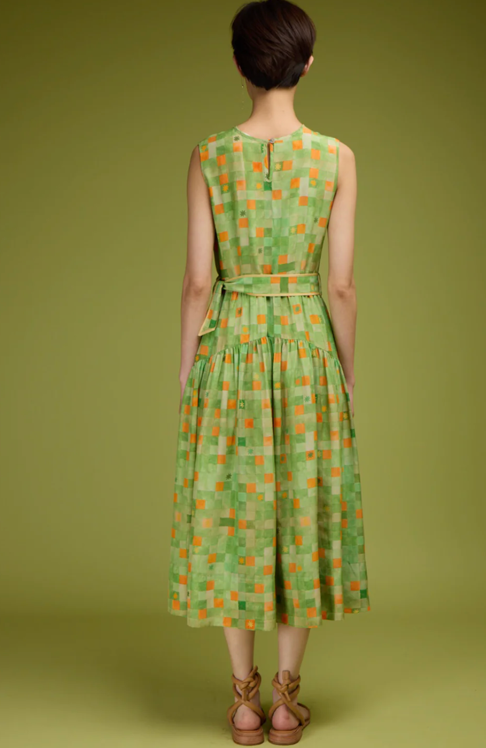 The Cecile Dress-Dresses-Love Binetti-Green-XS-Mercantile Portland