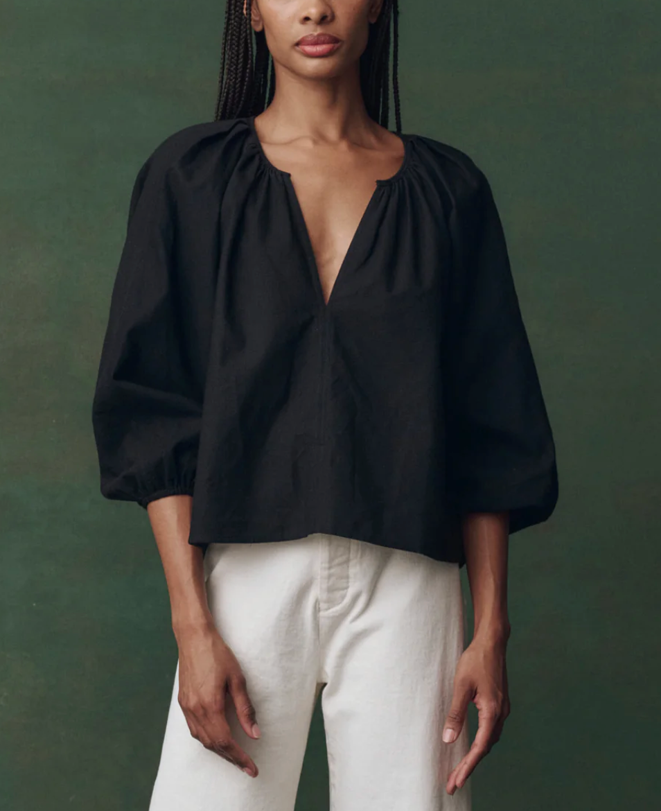 The Chariot Top-Clothing-The GREAT.-Black-0-Mercantile Portland