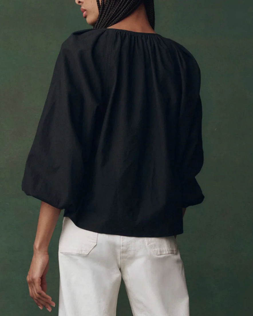 The Chariot Top-Clothing-The GREAT.-Black-0-Mercantile Portland