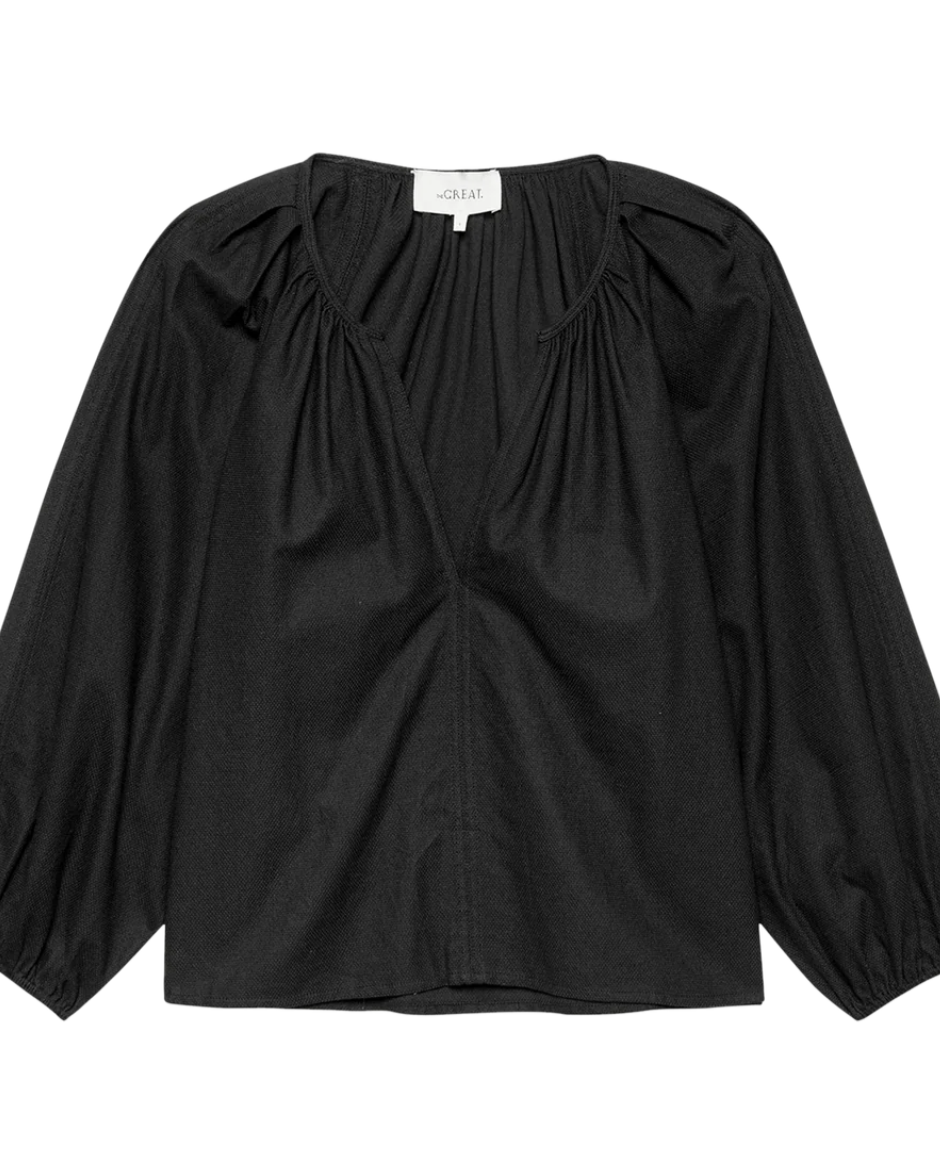 The Chariot Top-Clothing-The GREAT.-Black-0-Mercantile Portland
