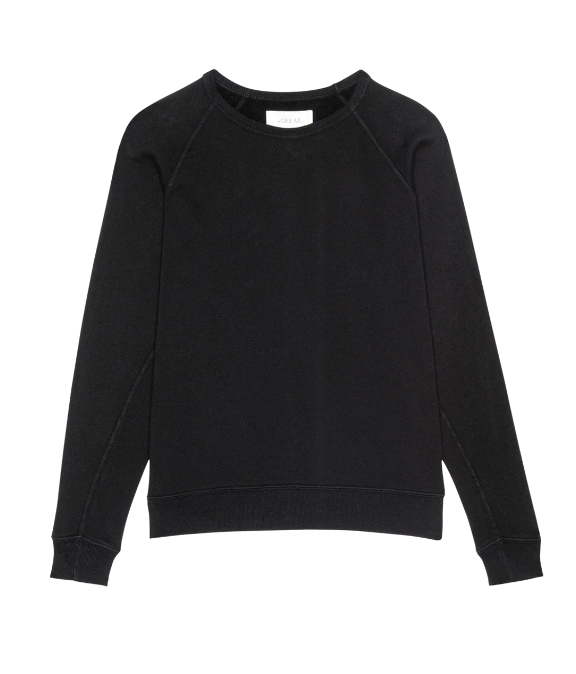 The Fleece Rookie Sweatshirt-Tops-The GREAT.-Almost Black-0-Mercantile Portland