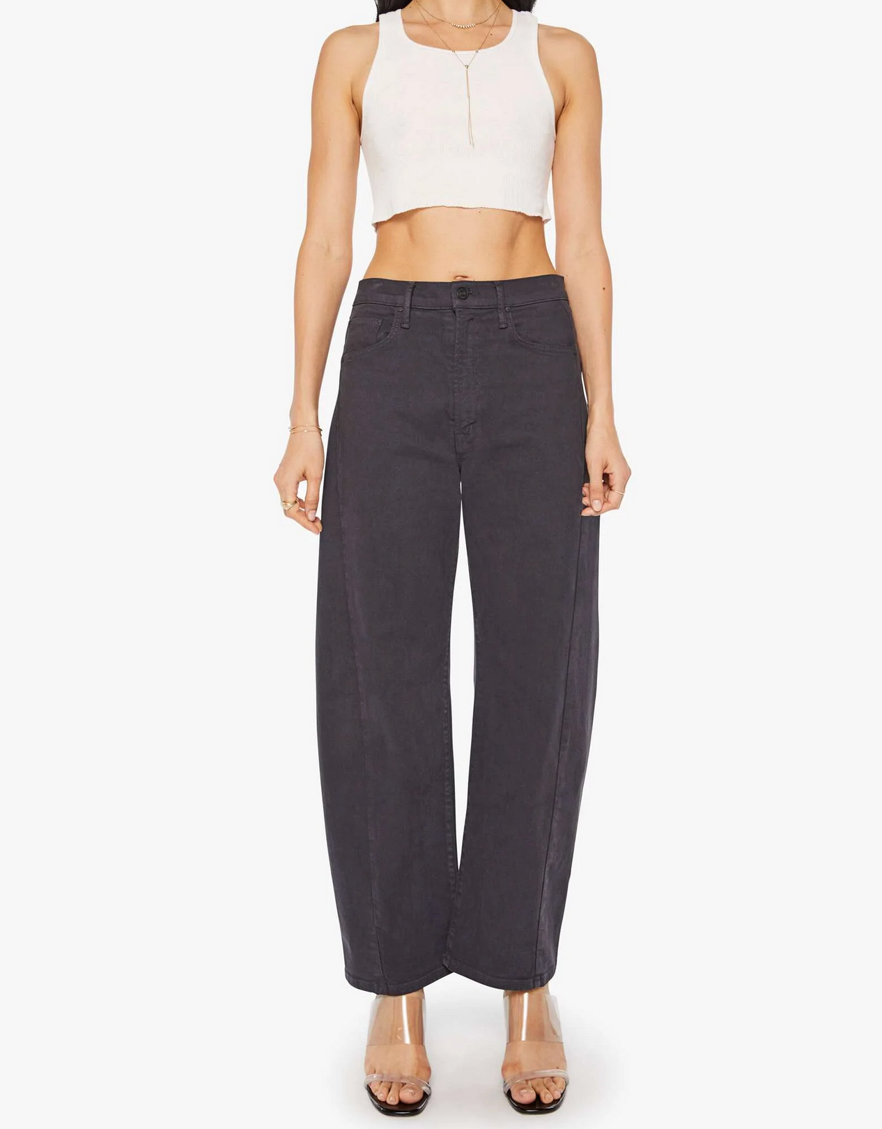 The Half-Pipe Flood in Faded Black-Denim-MOTHER-Faded Black-26-Mercantile Portland