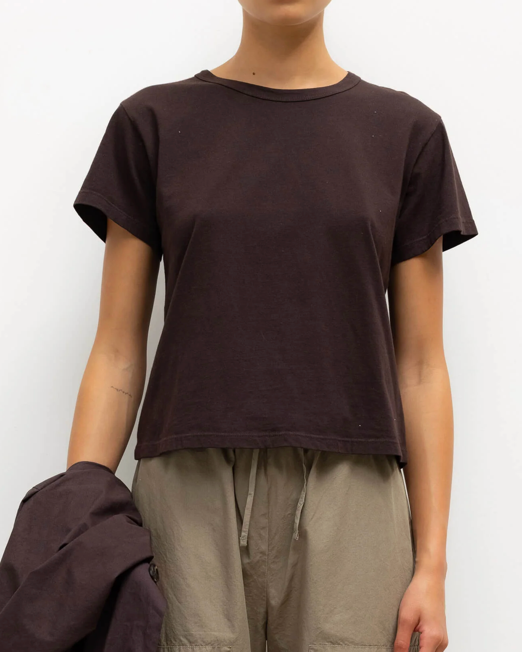 The Margo T-Shirt-T-Shirts-LESET-Chocolate-XS-Mercantile Portland