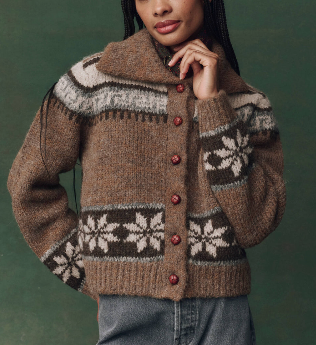 The Nordic Scholar Sweater-Sweaters-The GREAT.-Hickory Fair Isle-1-Mercantile Portland