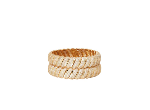 The Pavé Big Cobra Bracelet-Jewelry-Roxanne Assoulin-Gold-OS-Mercantile Portland