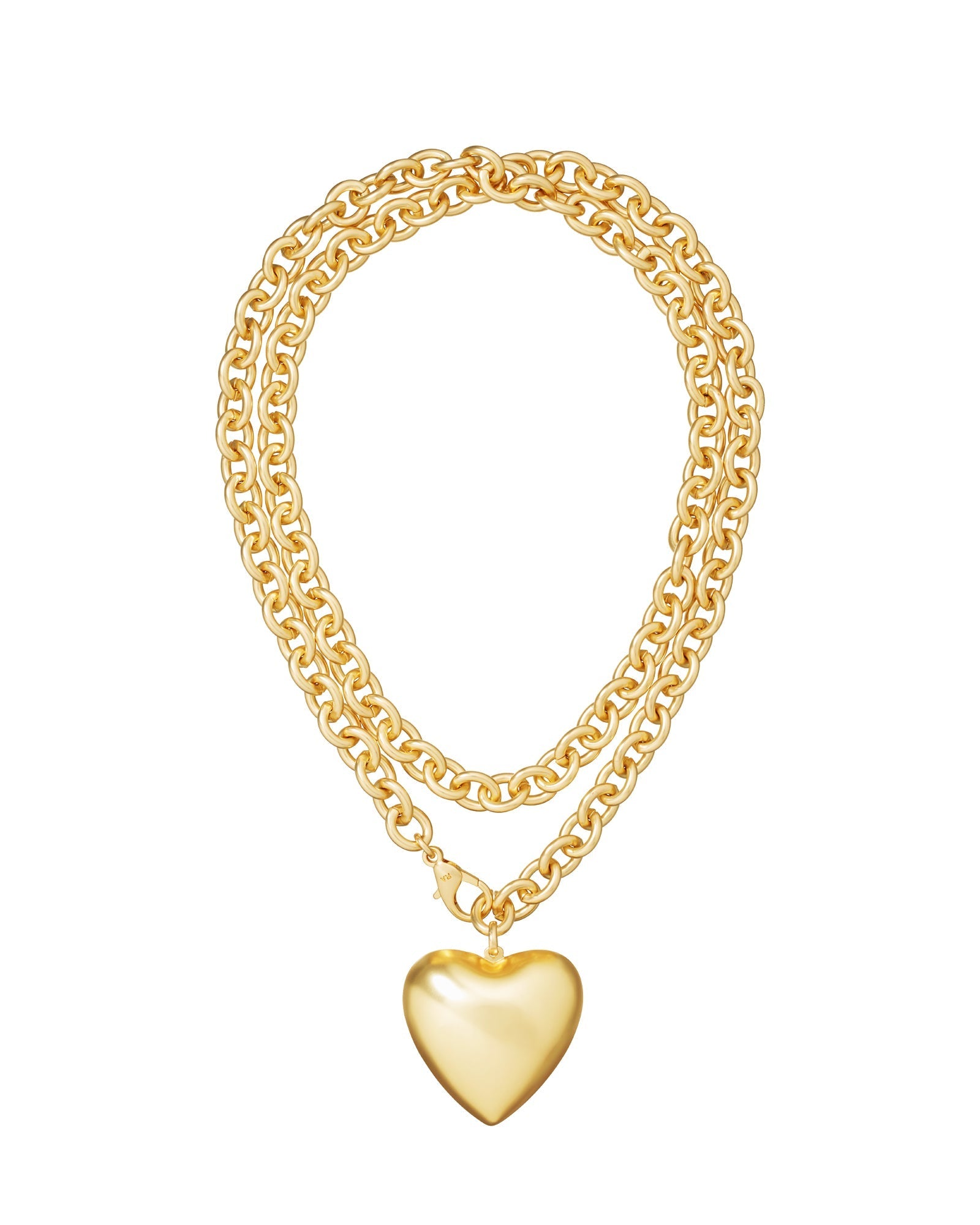 The Puffy Heart Necklace-Jewelry-Roxanne Assoulin-Gold-OS-Mercantile Portland