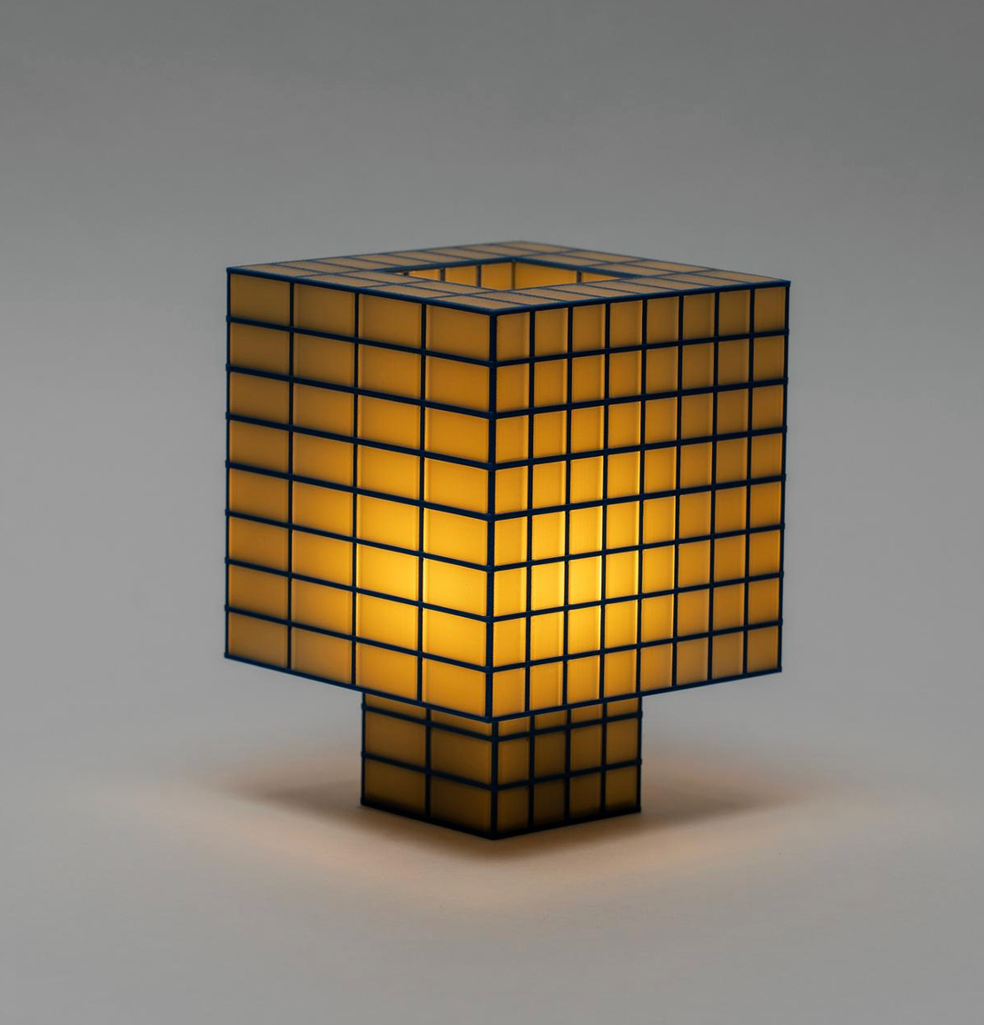 The Tesser 8:3 Lamp in Butter-Lifestyle-RIDEZIGN-Butter-OS-Mercantile Portland