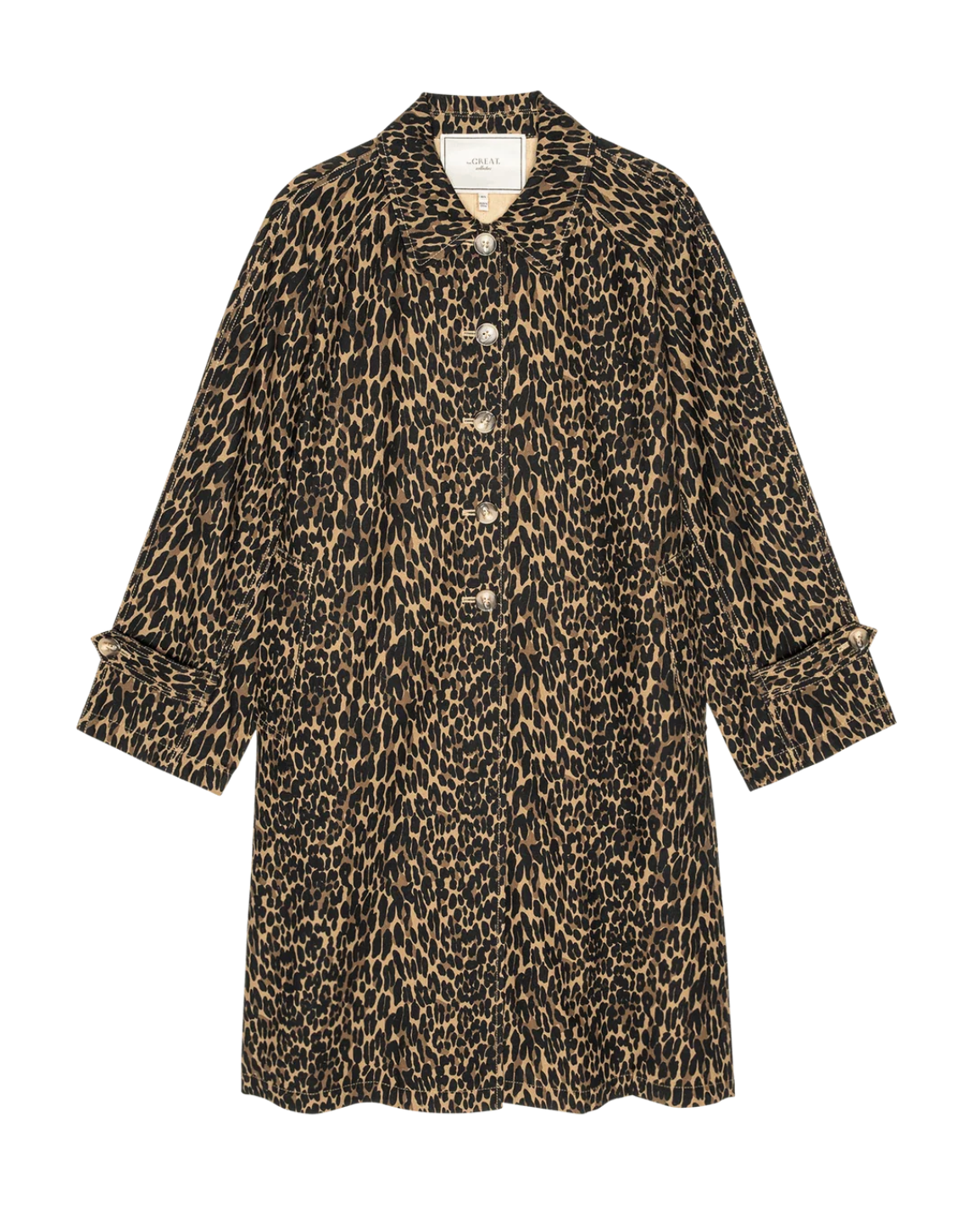 The Trench Coat in Dark Leopard-Outerwear-The GREAT.-Dark Leopard-0/1-Mercantile Portland