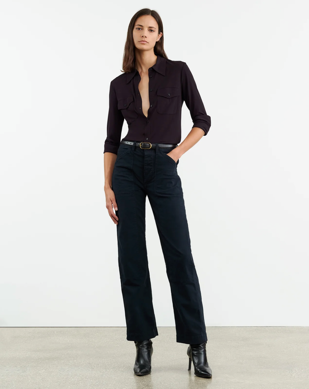 Tibault Pant-Pants-Nili Lotan-Midnight-00-Mercantile Portland