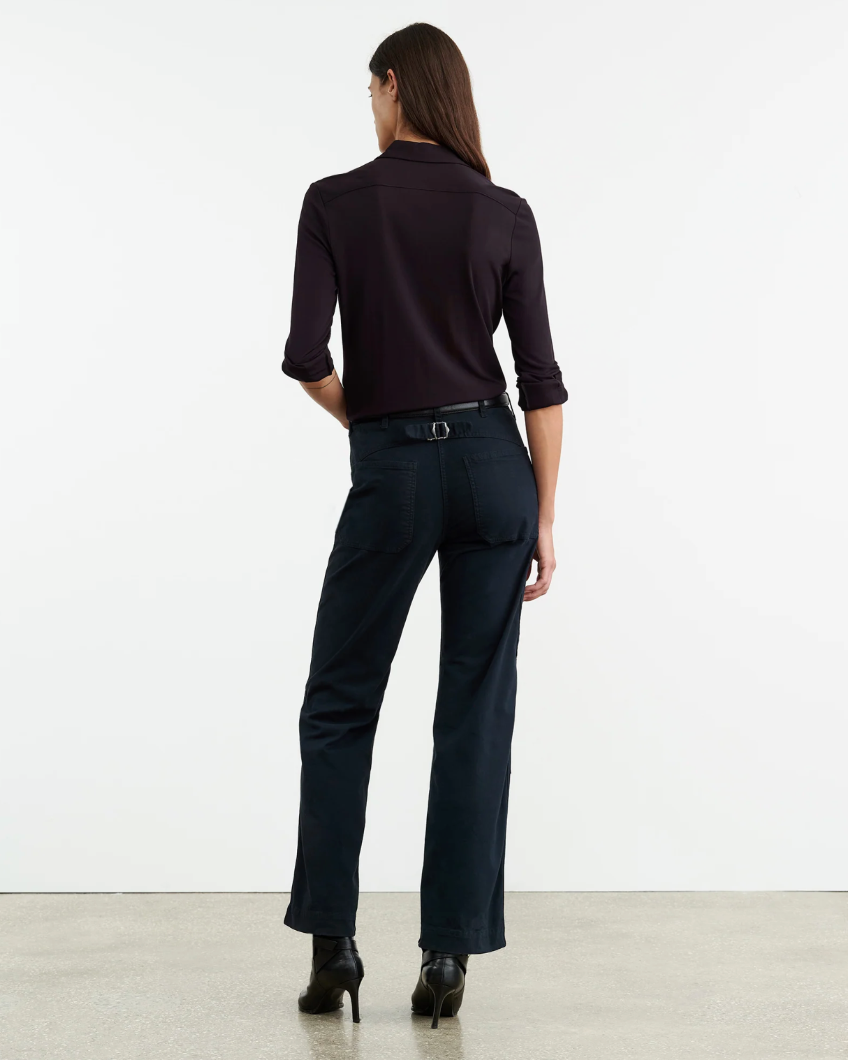 Tibault Pant-Pants-Nili Lotan-Midnight-00-Mercantile Portland