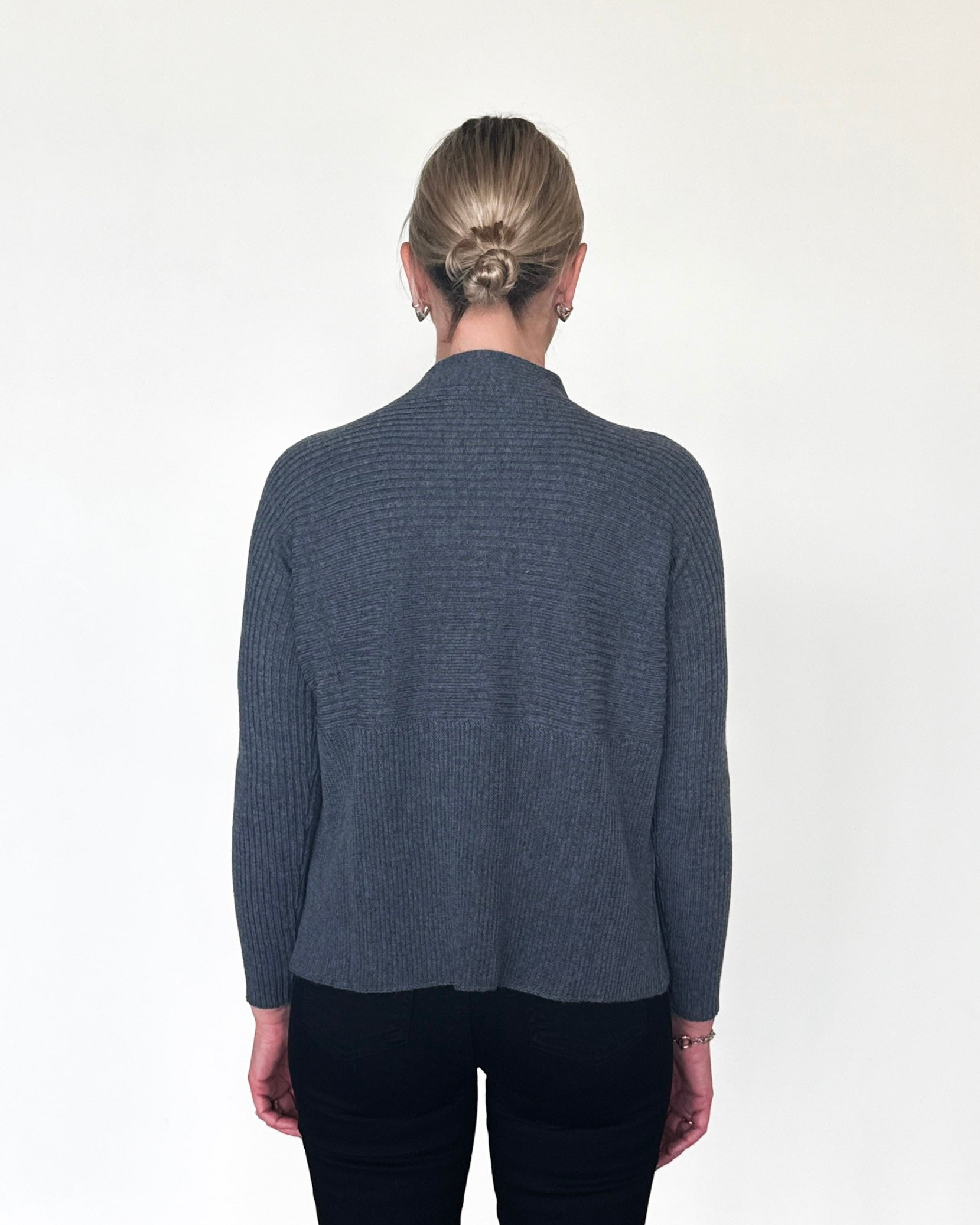 Time Funnel Knit Sweater-Clothing-Amina Rubinacci-Black-38-Mercantile Portland