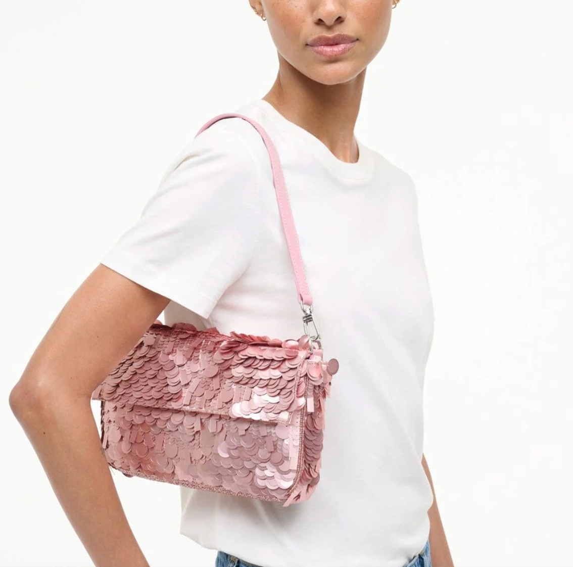 Timmy Shoulder Bag in Cherry Blossom-Handbags-Staud-Cherry Blossom-OS-Mercantile Portland