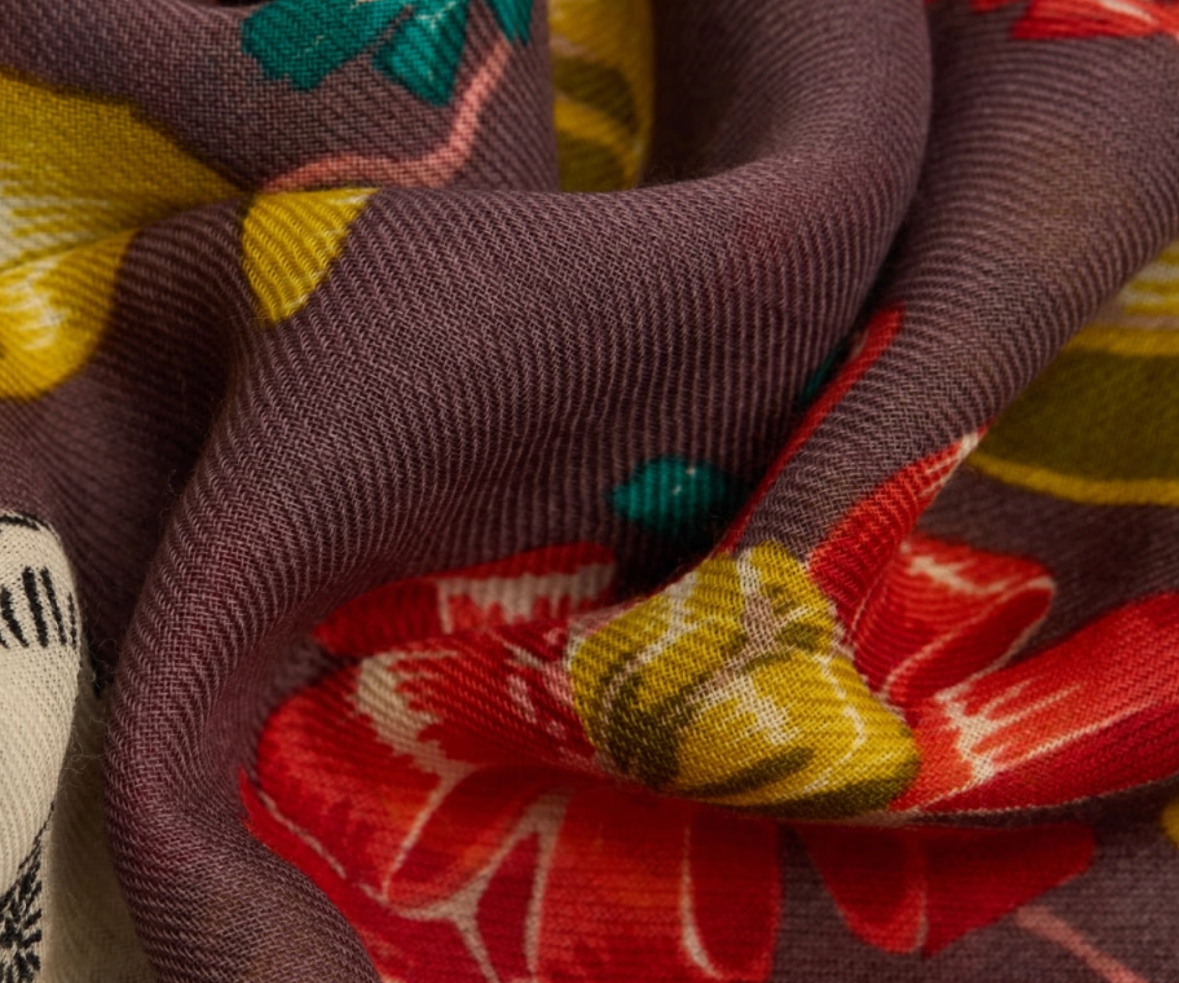 Toutou Square Scarf-Scarves and Wraps-Inoui Editions-Purple-OS-Mercantile Portland