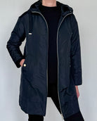 Trapezio Technical Raincoat with Hood-Clothing-Amina Rubinacci-Soft Caramel-38-Mercantile Portland