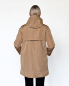 Trapezio Technical Raincoat with Hood-Clothing-Amina Rubinacci-Soft Caramel-38-Mercantile Portland