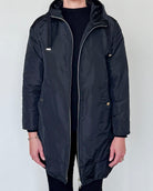 Trapezio Technical Raincoat with Hood-Clothing-Amina Rubinacci-Soft Caramel-38-Mercantile Portland