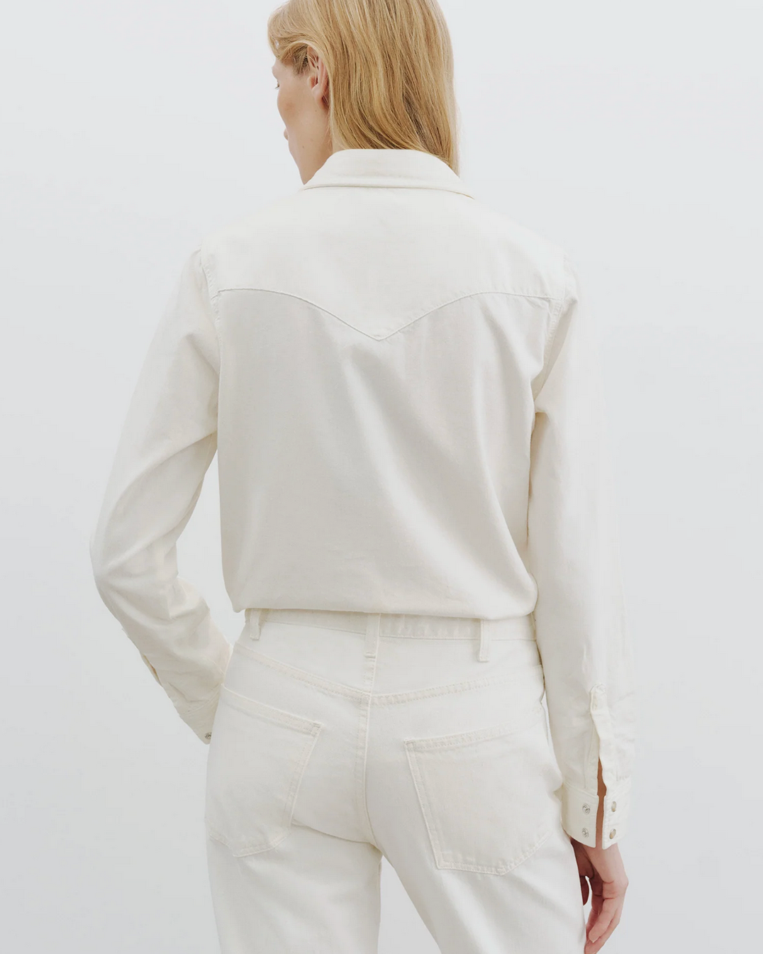 Travis Shirt in Cream-Shirts-Nili Lotan-Cream-XS-Mercantile Portland