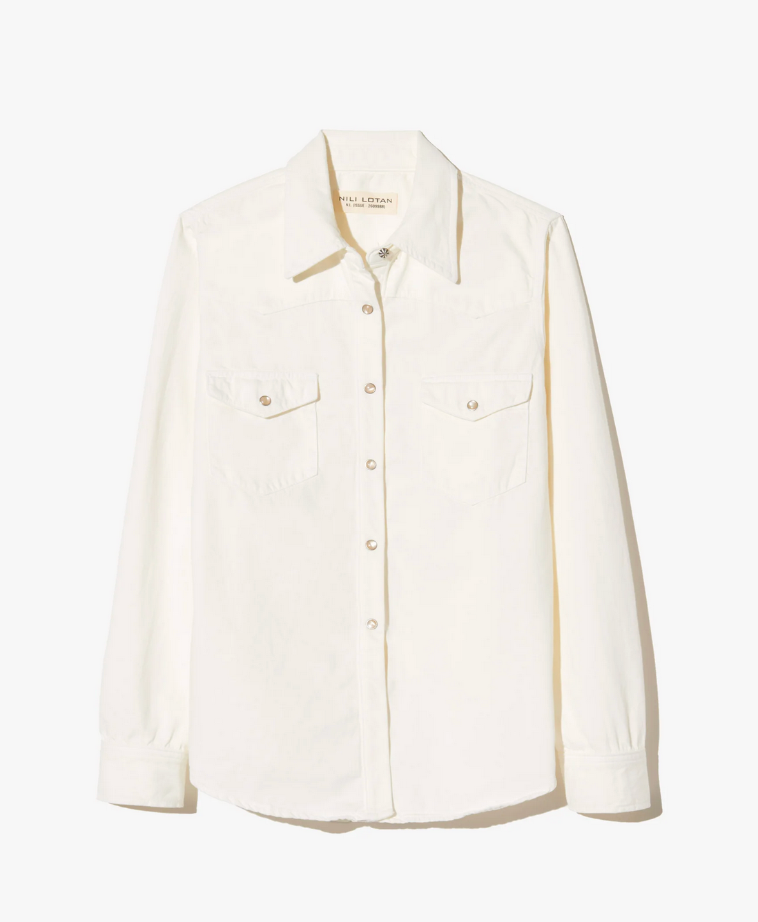 Travis Shirt in Cream-Shirts-Nili Lotan-Cream-XS-Mercantile Portland